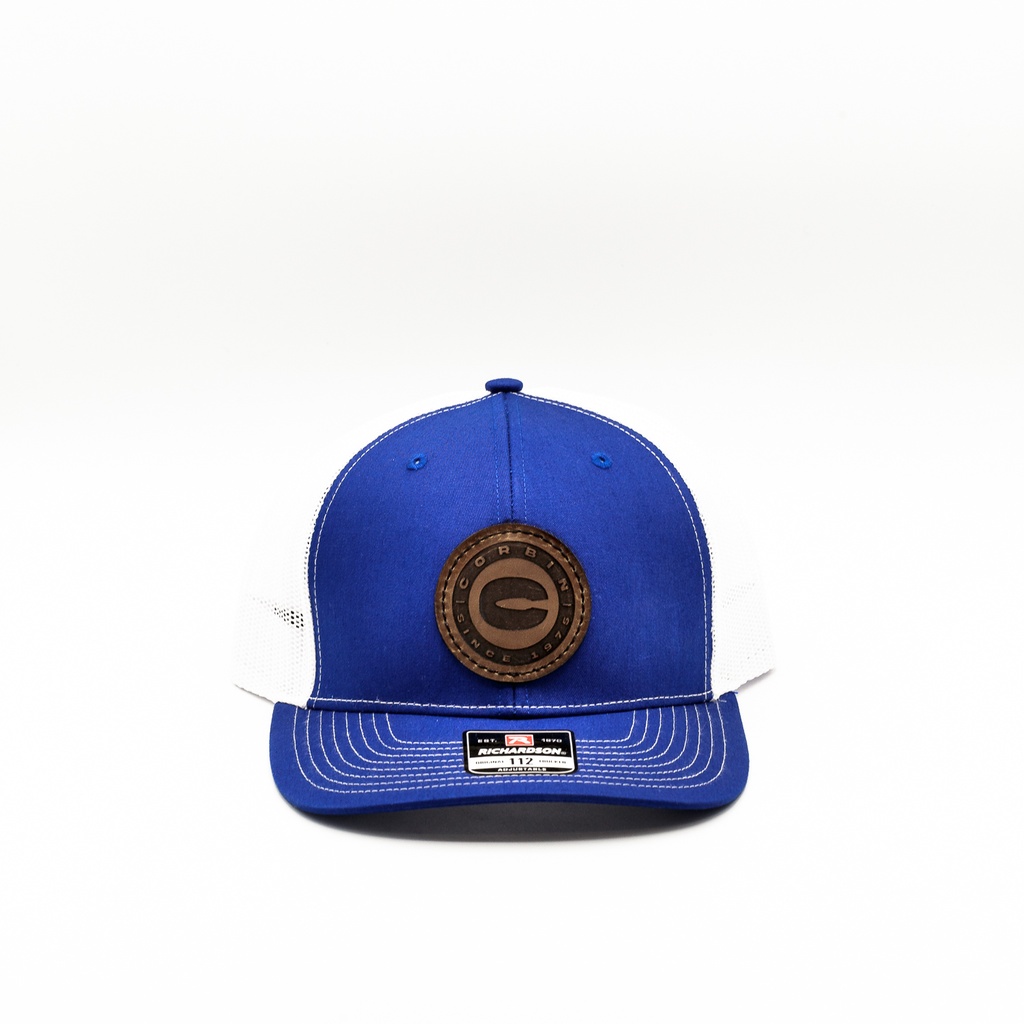 Corbin Blue Trucker Hat (adjustable fit)