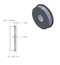Corbin Power Cannelure Machine Wheel