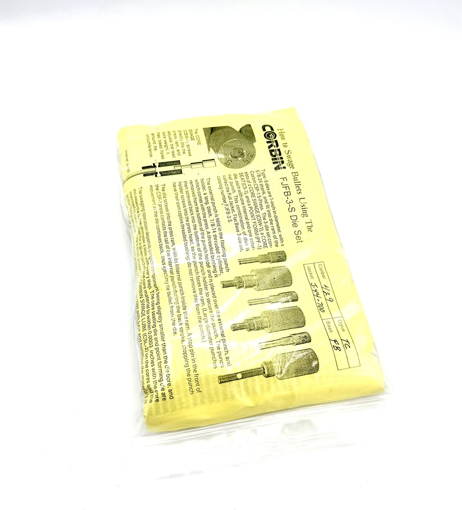 FJFB-3-S, 3 Die Set, 429 (44 Magnum) TC