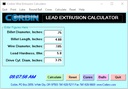 Corbin Lead Extrusion Calculator and Powder Metals